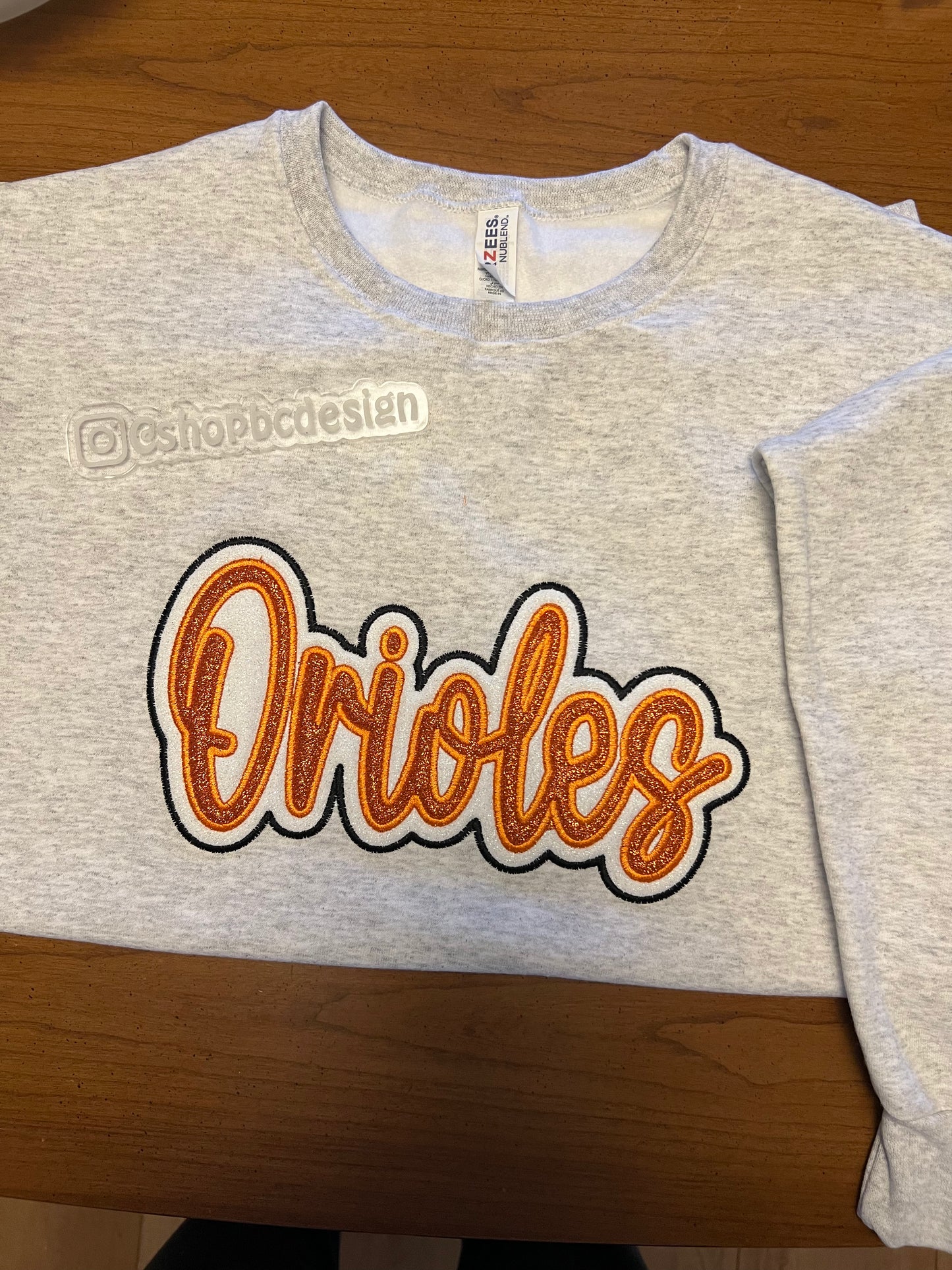 Baltimore Glitter Sweatshirt