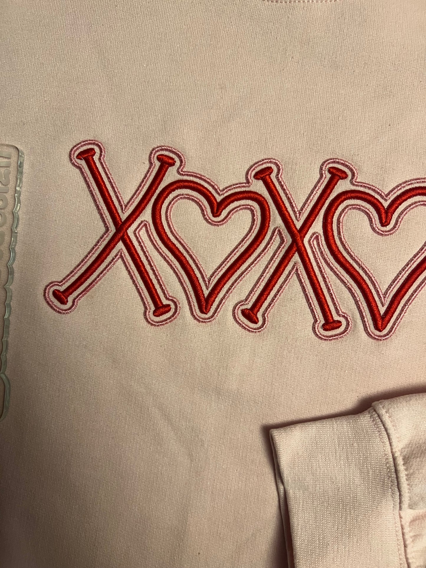 XOXO 3D Puff Embroidery