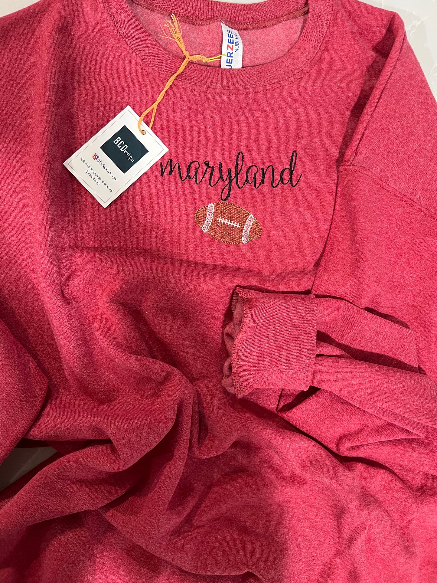 Football Team Basic Crewneck Sunday Gift Football Season Gifts