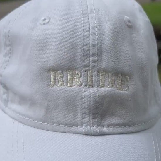 Bride Hat Bridal Shower Gift For Her Embroidered Baseball Hat