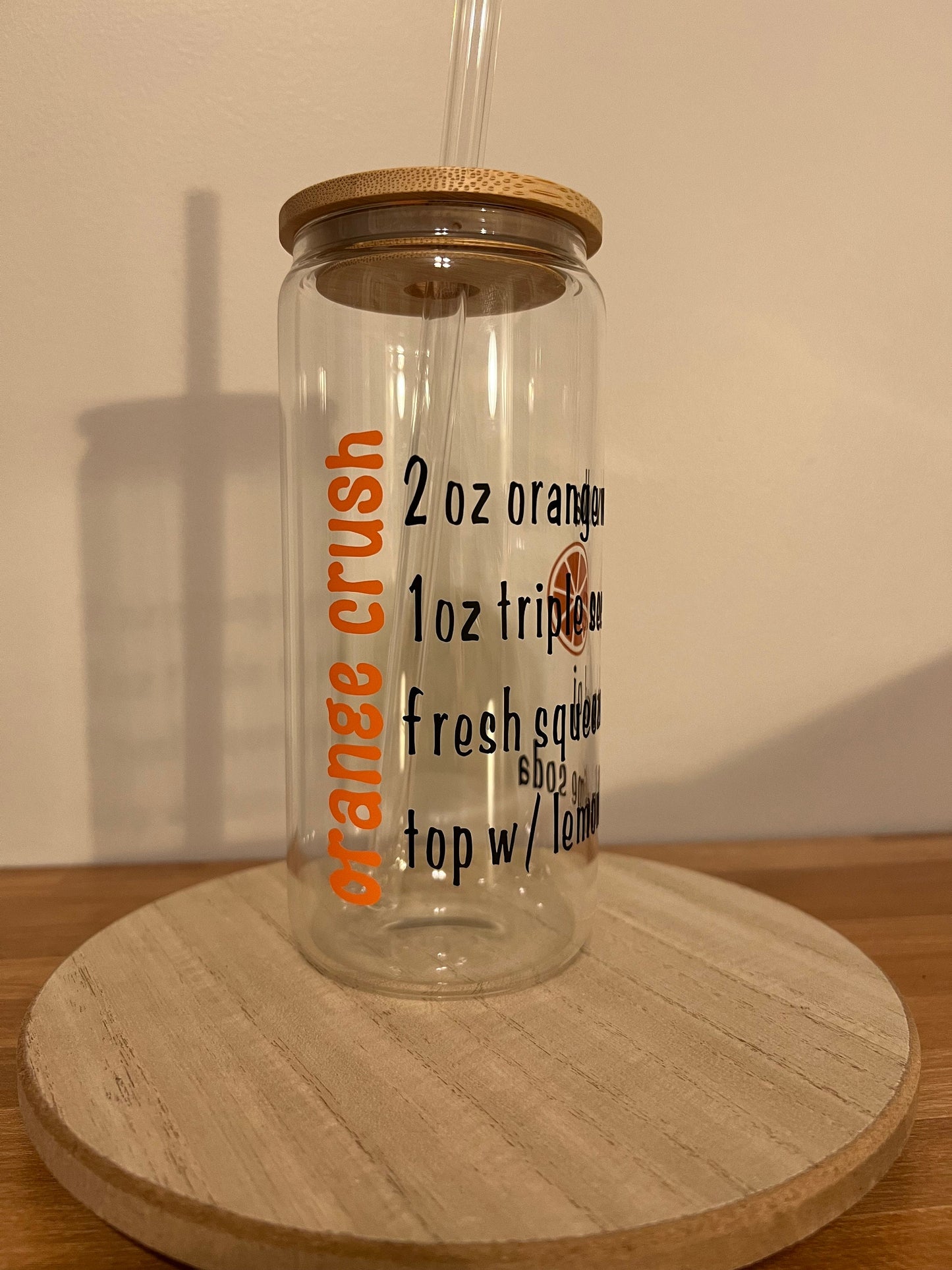 Orange Crush Glass Birthday Gifts Maryland Gift From Home Cocktail Glass Unique Glass