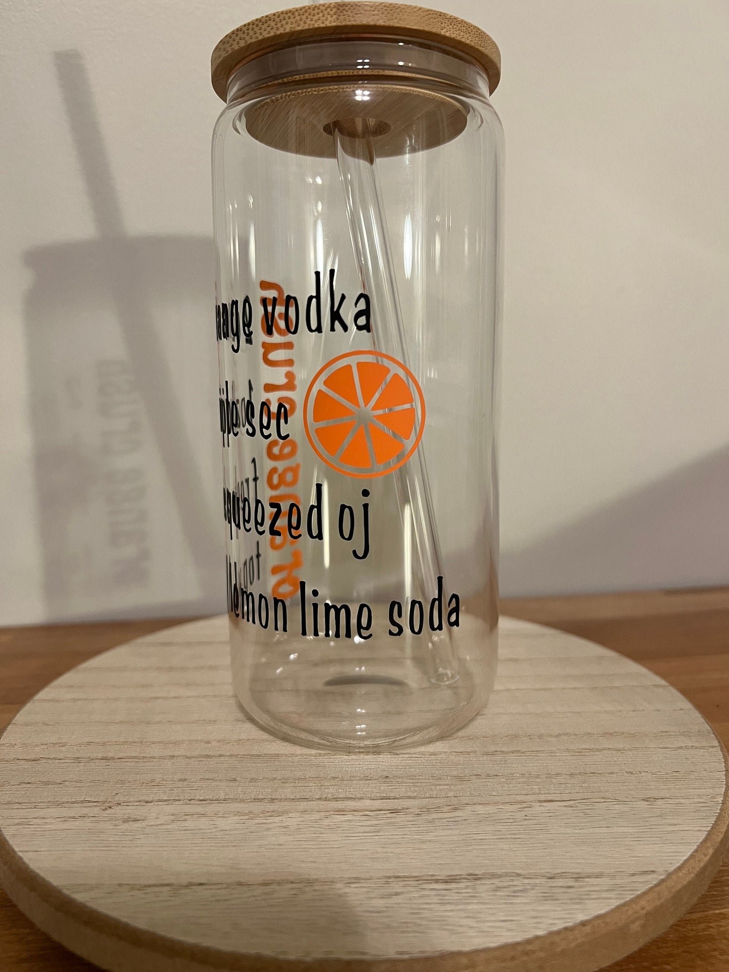Orange Crush Glass Birthday Gifts Maryland Gift From Home Cocktail Glass Unique Glass