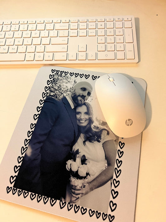 Photo Mousepad Custom Gift For Friend Work From Home Gift