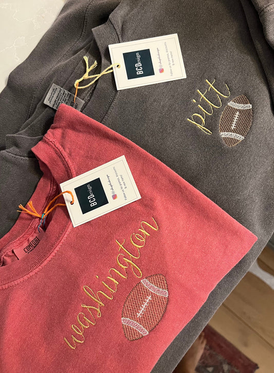 Football Team Premium Sweatshirt Football Shirt Sunday Washington Football Shirt