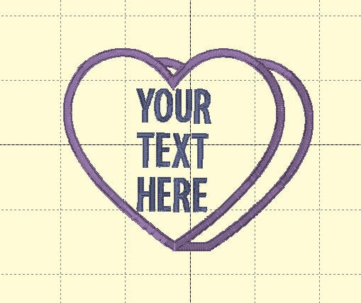 Valentine’s Day Sweatshirt Personalized Heart Valentines Gift For Friend Candy Heart Embroidered Heart Gift For Her